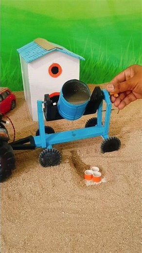 diy mini tractor construction machine video | tractor wala video |the real farming | #shorts #short