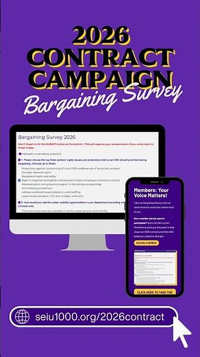 SEIU Local 1000: 2026 Bargaining Survey