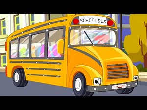 Wheels On The Bus, Nursery Rhyme & Kids Learning Videos