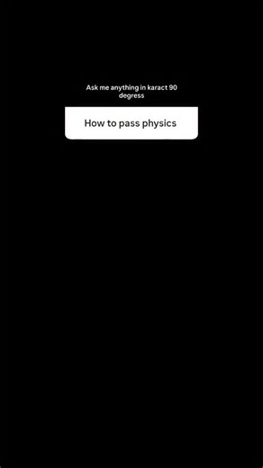 Steve Vlogz on Instagram: "How to pass physics in karact 90 degress!!!!!! #physics #cbse #study"