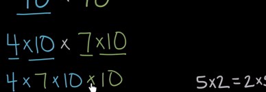Multiplying 10s