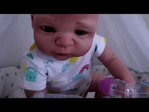 Morning routinel with reborns. Little Alex doesn't want to use the potty