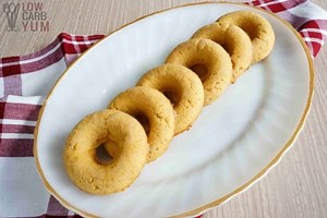 Frosted Baked Cake Donuts - Gluten Free Low Carb