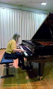 Rachmaninoff: Étude-tableau op. 39 n. 6 in a minor "The Little Red Riding Hood" - Jean Beers, piano