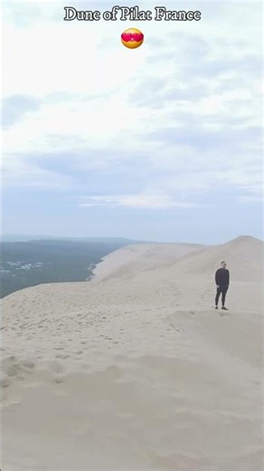 Dune of Pilat 🇫🇷 Europe's Tallest Sand Dune Will Leave You Speechless! #shorts