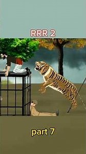 RRR part 7 fanmade 2d animation || ni animation, jr ntr, ramcharan #shorts