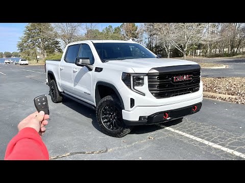2023 GMC Sierra 1500 AT4X: Start Up, Test Drive, Walkaround, POV and Review