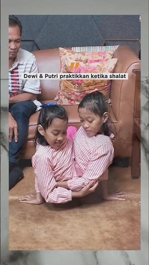 MASYAALLAH.. CONSISTENCY TWINS DEWI AND PUTRI PRACTICE THEIR PRAYER METHODS