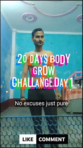 20 days of body growth is a#fitness challenge