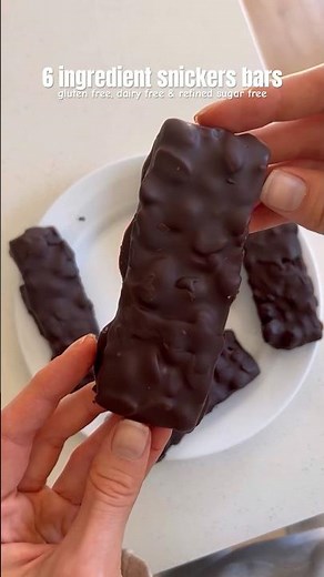 6 ingredient snickers bars #shorts