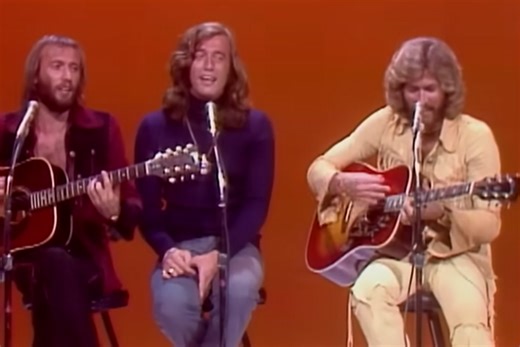 In 1973, the Bee Gees sang an unplugged medley tribute to the Beatles. It's gorgeous.