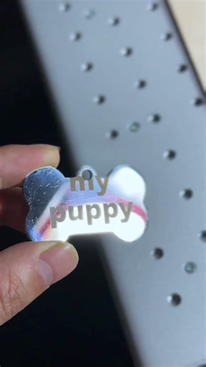 20W Fiber Laser Engraver Making Metal Dog Tags – Clean & Permanent Marking
