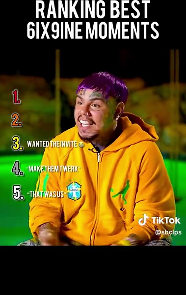 Ranking Best 6ix9ine Moments #fyp #tiktok #viralvideo