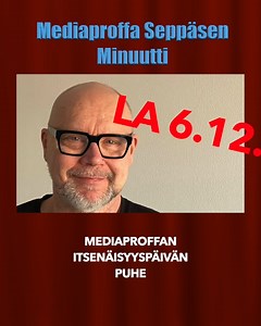 "Tutkimuksen vapauden puolustaminen on mitä isänmaallisin teko." Mediaproffan itsenäisyyspäivän puhe, 60s. Hyvää itsenäisyyspäivää! | Janne Seppänen