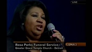Aretha Franklin - I'll Fly Away - Rosa Parks Funeral - 2005