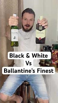 Black & White vs Ballantine’s Finest #whisky #whiskytubefamily #comparativo #review