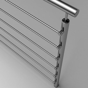 [Hot Item] Stainless Steel Handrail Solid Rod Balustrade Balcony Railing