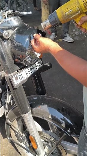 Bullet headlight ring modify #bullet350 #shorts