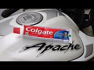 How to Remove Scratch | Using Colgate Toothpaste
