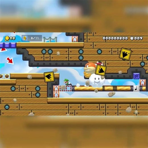 SPEED RUN【30s】ブンブンの空中要塞 [Boom Boom's Sky Fortress] by ズルにゃんすき！？ #shorts 🍄Super Mario Maker 2 #dpw