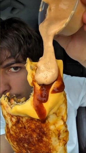 Taco Bell’s Grilled Cheese Burrito Is LOADED With CHEESE 🤯🧀🌯 | ASMR Mukbang #tacobell #viralshorts