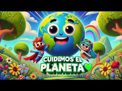 🌿 "Cuidemos el planeta 🌍 | Canción infantil para amar la Tierra" Aprende con musica infantil