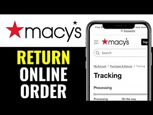 How to Return Macy's Online Order 2026 (QUICK GUIDE)