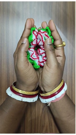 Beautiful Crochet Flowers Blooming 🌸 | Final Look #Shorts