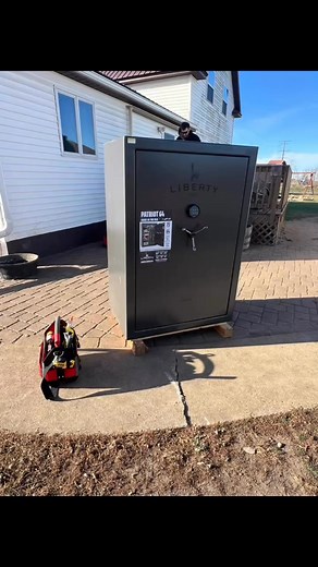1.7K views · 20 reactions | This safe sat in the garage for 3 years while the owners debated how to get it into the basement… no problem for our crew!  With limited headroom on the stairs, we had to skip the cart and take it down the old-fashioned way — careful, steady, and safe! #LibertySafe #southwestmnsafe #safesavings #ProtectWhatMatters | Southwest MN Safe | Facebook