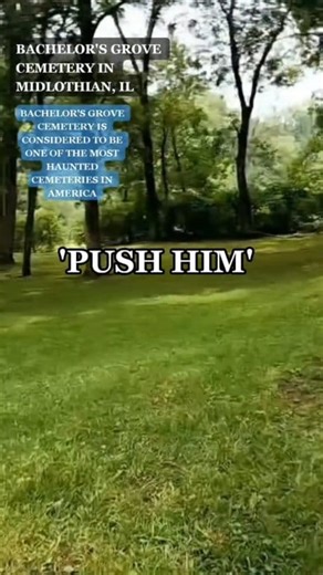 102K views · 1.4K reactions | While investigating at Bachelor's Grove Cemetery using the SB7 Spirit Box, you can hear 'Hello' then 'Push Him'. #hauntedcemetery #ghosthunting #paranormalactivity #paranormalinvestigation #haunted #paranormalinvestigator #ghost #hauntedplaces #ghoststories #hauntedlocations #spiritcommunication #paranormalevidence #paranormal #inthepresenceofothers | In the Presence of Others Paranormal | Facebook