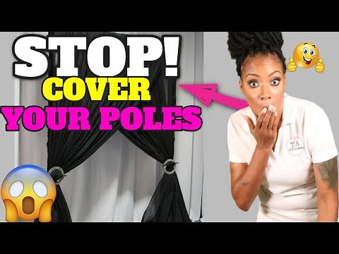 Cover your backdrop poles with these sleeves easily