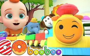 【GoBooBoo英文儿歌】The Train Song - Sing Along | 火车之歌 - 一起唱