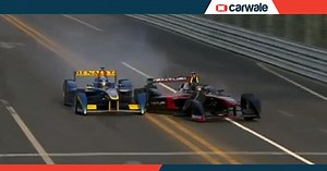 Formula E witnesses its first big crash in the inaugural race