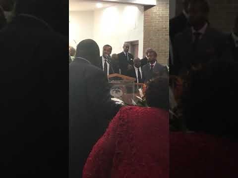 Rev. Tellis Chapman singing "AMAZING GRACE" (taking it back) 9/10/17