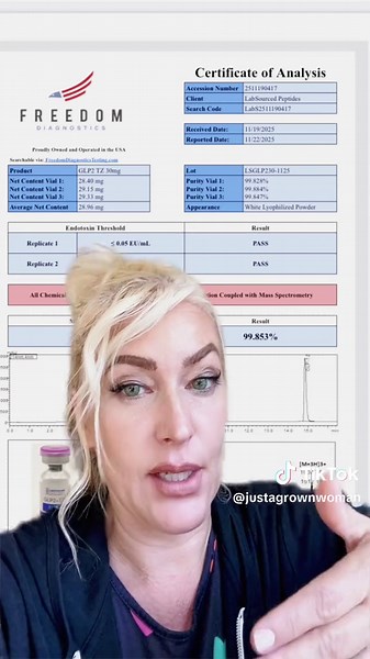 Love to see the extra testing and care !!! #peptides