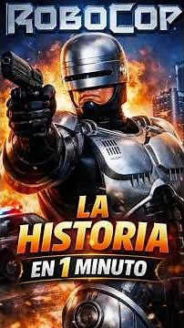 ROBOCOP: The Complete Story in 1 Minute 🤖🔥 #RoboCop #ActionMovie
