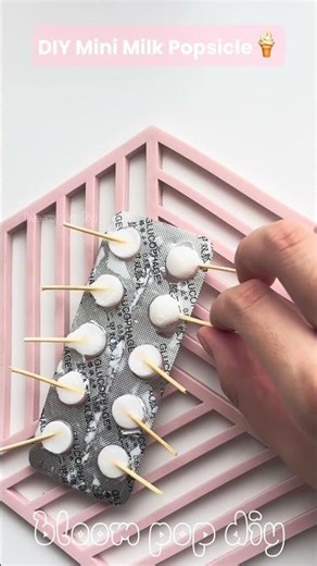 DIY Mini Milk Popsicle 🍦 | Cute & Easy Edible Treat