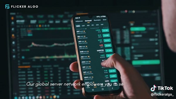 Flicker Algo Server Advantages: Fast & Secure Global Trading In digital asset trading, speed and stability are key. Flicker Algo's globally distributed servers ensure a latency-free, stable trading experience anywhere in the world. Key Benefits: Global Coverage: Servers across the U.S., Europe, and Asia for ultra-low-latency trades. High-Speed Execution: Millisecond trade processing to capture every opportunity. High-Frequency Trading Support: Optimized servers for quick responses to market chan