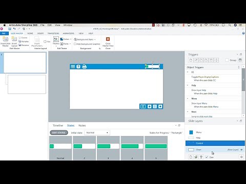 Creating a Custom User Interface in Articulate Storyline 360 Part 3