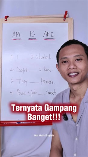 Mana Yang BENAR ⁉️ Belajar Penempatan BE dalam bahasa Inggris PS. Videoku berfilter #belajarbahasaInggris #toefl #Grammar #Vocabulary #lesbahasaInggris