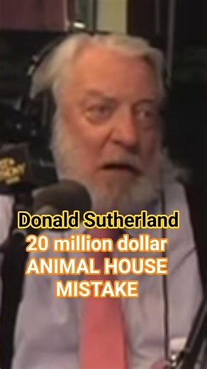 ​Donald Sutherland’s $20 Million Mistake 😱
