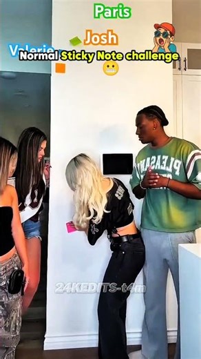 Normal Sticky Note Attempts vs PRO Accuracy 😳🔥 #FunChallenge #USAtrend #NormalVsPro