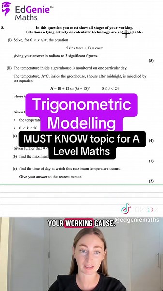 Essential Trigonometric Modelling for A Level Maths