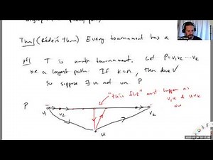Graph Theory - Tournaments (Lecture 17)