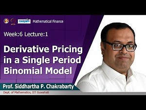 Lec 16: Derivative Pricing in a Single Period Binomial Model