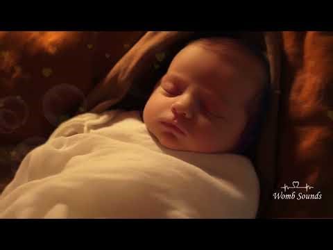 Baby Sleep Music 🍼 Womb Sounds, Heartbeats & Gentle Noise to Soothe Crying Infant