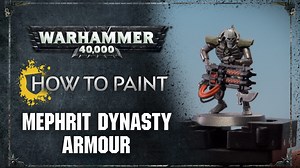 Dedicate your Necrons to the Mephrit Dynasty with today's invaluable painting tip. You can start your own phalanx here: http://bit.ly/2OnsPsb Once you've painted the armour of your Necrons, check out these videos for the energy powering their weapons: Gauss Blasters: https://youtu.be/lgbGqK6_AOw Gauss Flayers: https://youtu.be/y48fiILidIk | Warhammer 40,000