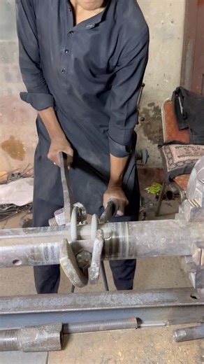 9mm Heavy Duty Double Spring with Center Bend | Vintage Old Lathe Machine #shortsvideo