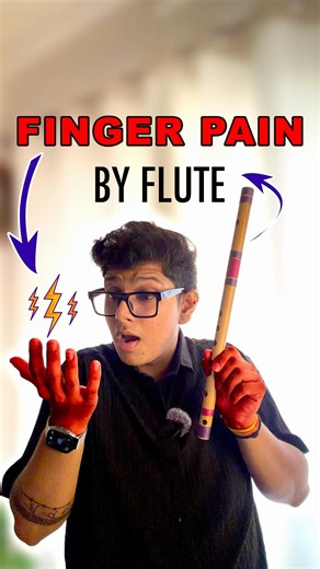 Why finger pain by Flute playing?🪈| Basuri lesson tutorial easy for beginners | How to play music