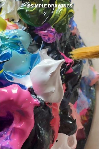 Easy Sunset Ocean Painting for Beginners 🌅 #painting#acrylicpainting #shors
